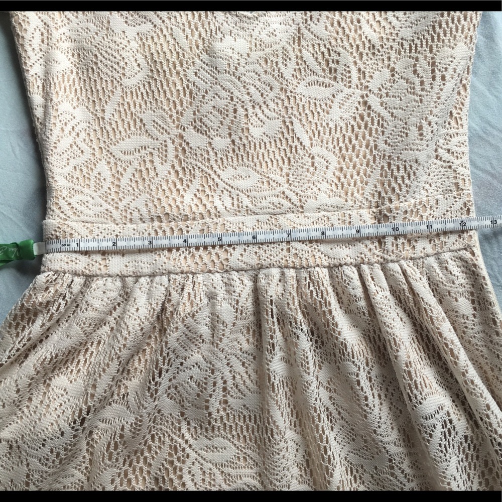 DONATED Speechless Small Ivory Lace Dress bridal shower - Picture 5 of 10